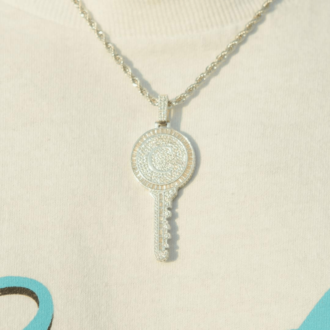 Iced Key Pendant - Cernucci